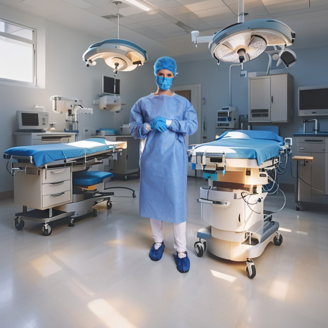 Avental em uso 2