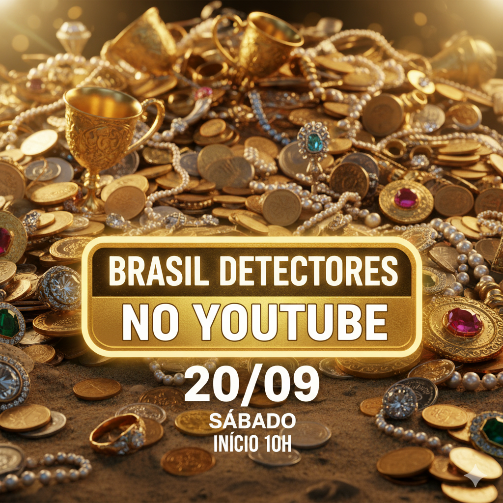 imagem para uma live no youtube no dia 20/09/2025 oferta de detectores
