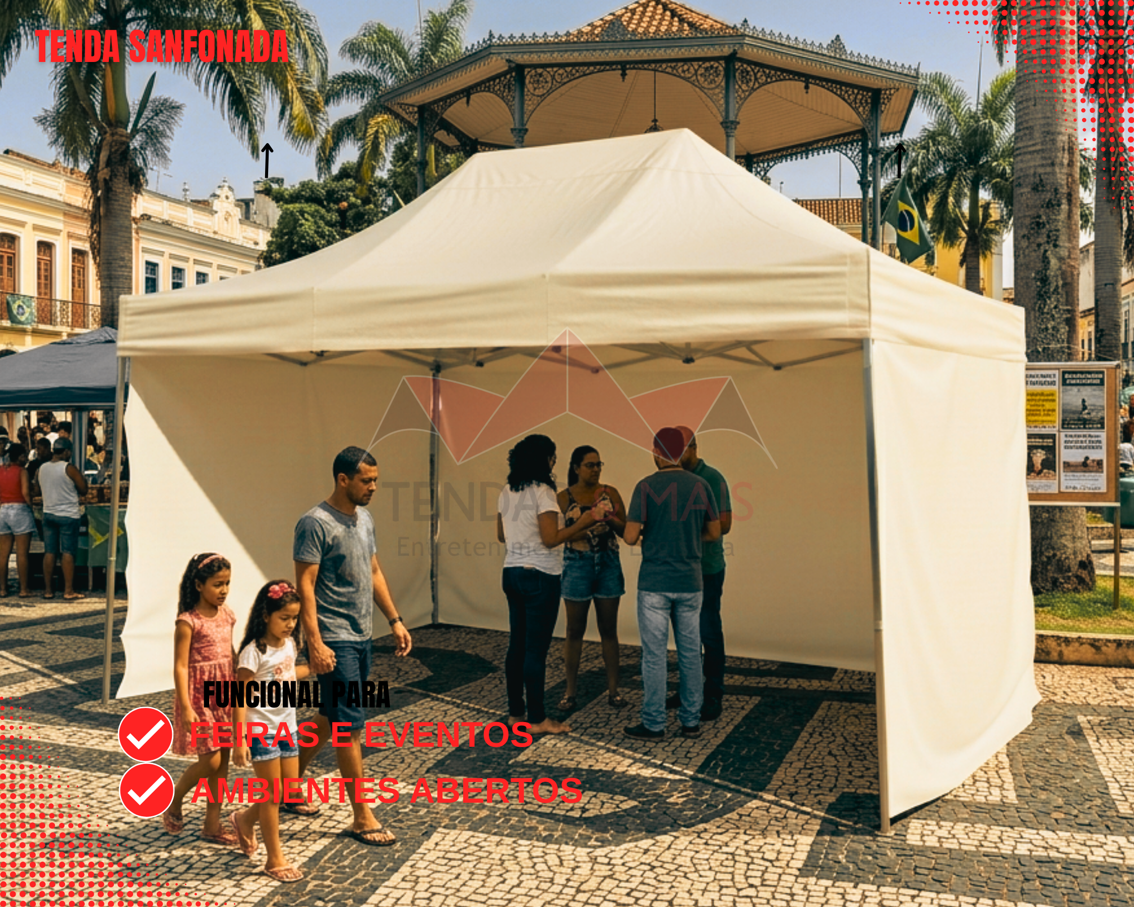 Tenda Sanfonada 3,00 x 6,00_Eventos
