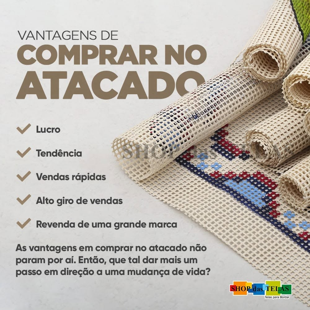Vantagens de Comprar no Atacado - SHOP das TELAS