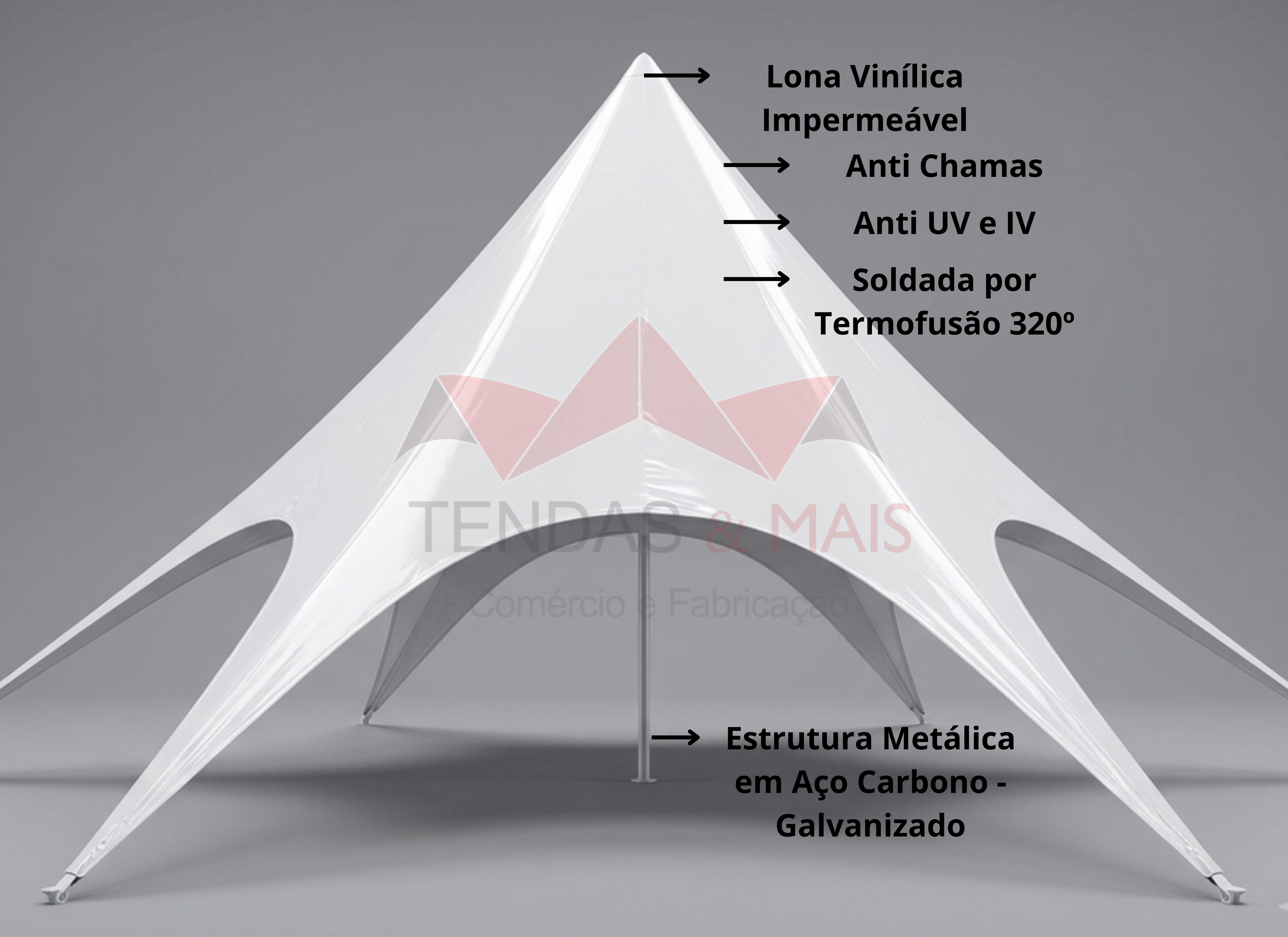 Tenda Asa Delta RedBull  Tendas e Mais