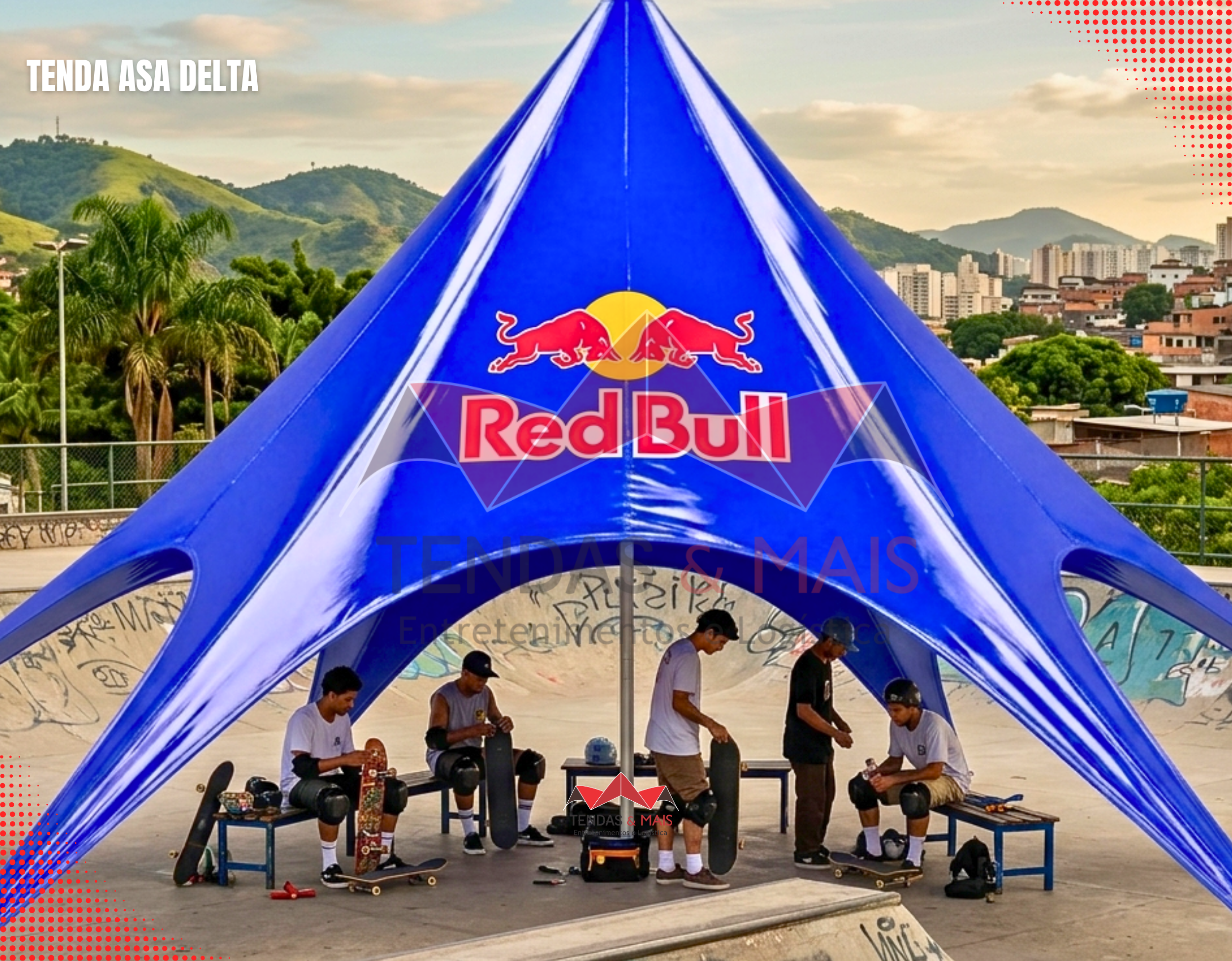 Tenda RedBull Asa Delta Tendas e Mais